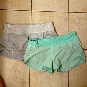 Lululemon Bundle: Speed up Shorts - size 6